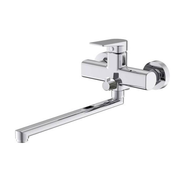 Смеситель для ванны IDDIS Bridge с длинным изливом (BRDSB02i10WA)